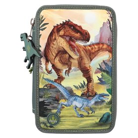 Dino World - Trousse 3 compartiments