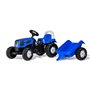 Rolly Toys Tracteur a Pedales + Remorque rollyKid Landini