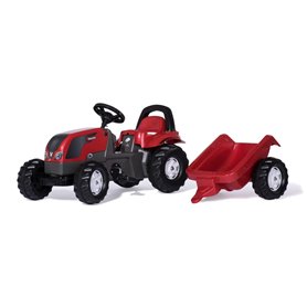 Rolly Toys Tracteur a Pedales + Remorque rollyKid Valtra