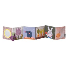 Livre cache-cache jardin en tissu