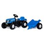 Rolly Toys Tracteur a Pedales + Remorque rollyKid New Holland