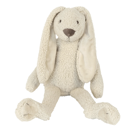 Lapin calin Richie 38 cm  en tissu  recycle