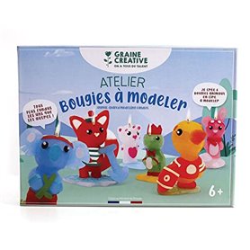 Kit DIY Bougies a modeler - Petits animaux