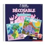 kit deco sable dinosaure pinceau et sable