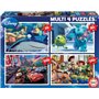 4 puzzles Pixar Nemo Monstres et Cie Cars Toys Story