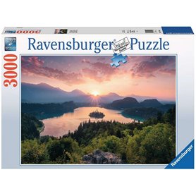 Puzzle Adultes Lac de Bled Slovenie 3000 pcs