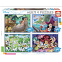 Puzzle multi 4 en 1 - Classiques Disney - Educa Borras