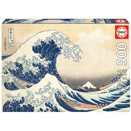 Puzzle 500 pcs - La grande vague de Kanagawa