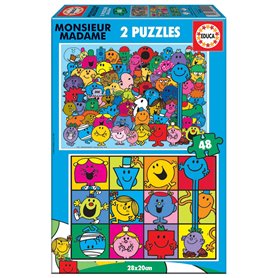 Puzzle 2 x 48 Monsieur madame