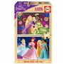 Puzzles 2 X 50 pcs disney princess en bois