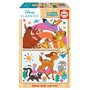 Puzzles 2 X 16 pcs animaux de Disney en bois