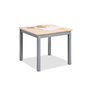 Table enfant Fenna gris naturel 57x57cm