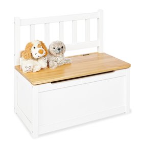 Banc Coffre enfant Pinolino Fenna blanc L 57 x P 31 x H 55