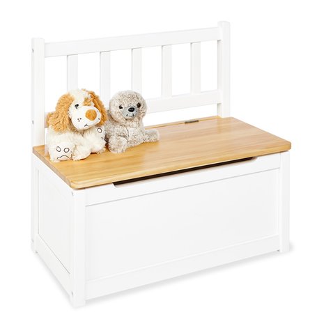 Banc Coffre enfant Pinolino Fenna blanc L 57 x P 31 x H 55