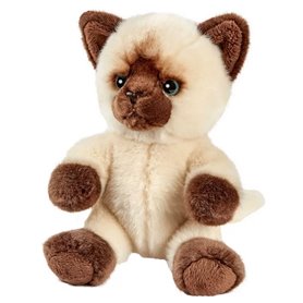 Peluche Chat Siamois Tetabizous - 17 cmH