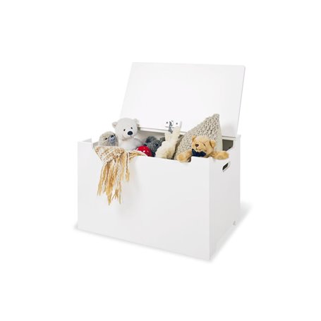 Coffre a jouets en bois blanc