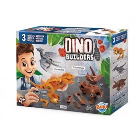 Dinos a assembler - Coffret avec 3 dinosaures