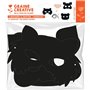 Sachet de 3 masques à gratter animaux