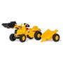 Rolly Toys Tracteur a pedales + remorque rollyKid CAT