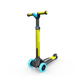 BERG Nexo trottinette pliable Vert citron-Roues LED