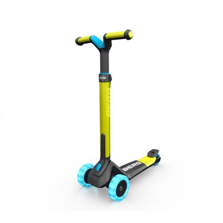 BERG Nexo trottinette pliable Vert citron-Roues LED