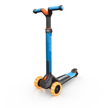 BERG Nexo trottinette pliable Bleu-Roues LED