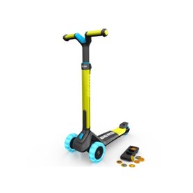 BERG Nexo trottinette pliable Vert citron-Roues LED et jeu magnétique