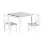 Geuther Meubles d activite en Hevea 2 chaises et une table Couleur Blanc Naturel