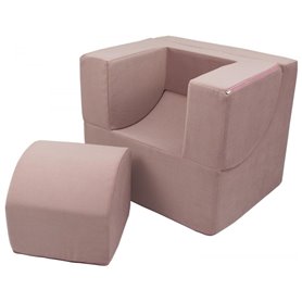 Petit siège pliable junior rose clair