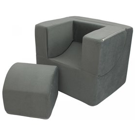 Petit siège pliable junior gris