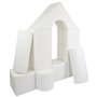 Set de 11 blocs en mousse pour le jeu blanc