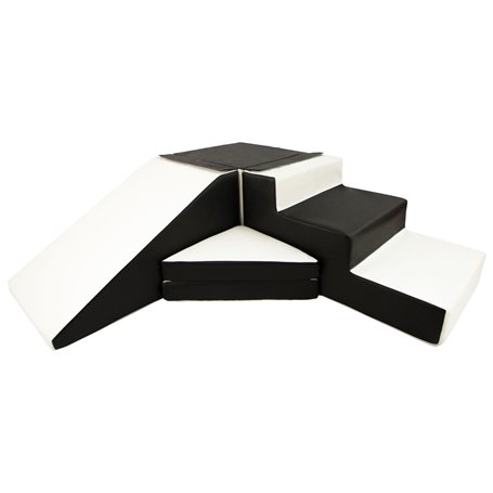 Set de 4 blocs en mousse pour le jeu noir