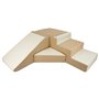 Set de 4 blocs en mousse pour le jeu blanc