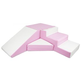 Set de 4 blocs en mousse pour le jeu blanc