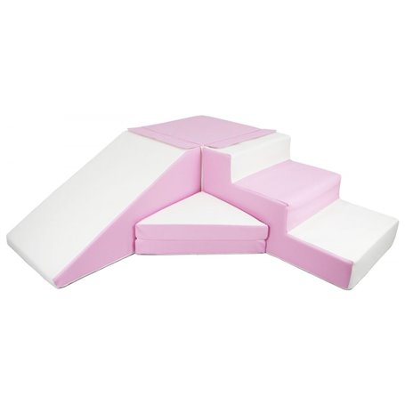 Set de 4 blocs en mousse pour le jeu blanc