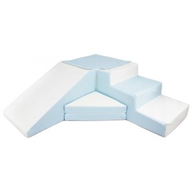 Set de 4 blocs en mousse pour le jeu blanc