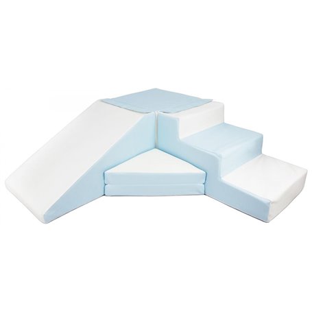 Set de 4 blocs en mousse pour le jeu blanc