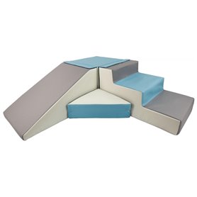 Set de 4 blocs en mousse pour le jeu blanc