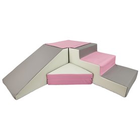 Set de 4 blocs en mousse pour le jeu blanc