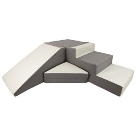 Set de 4 blocs en mousse pour le jeu blanc