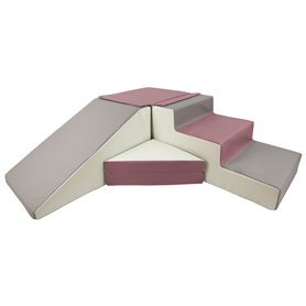 Set de 4 blocs en mousse pour le jeu blanc