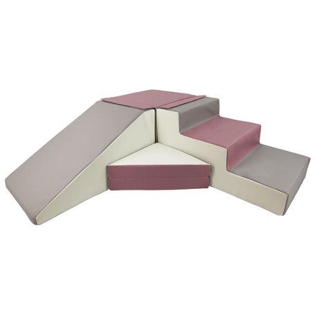 Set de 4 blocs en mousse pour le jeu blanc