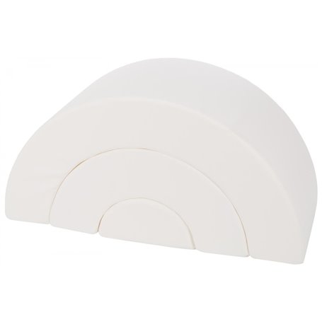 Arc-en-ciel mini - lot de 3 gros blocs blanc