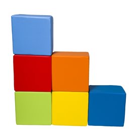 Set de 6 blocs en mousse pour le jeu mix 2