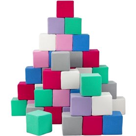 Pyramide - lot de 45 grand blocs - blanc