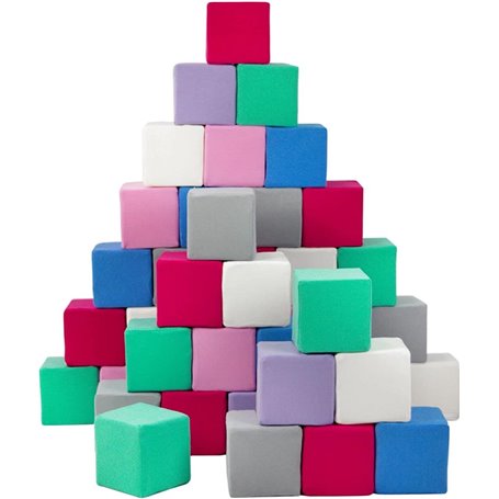 Pyramide - lot de 45 grand blocs - blanc