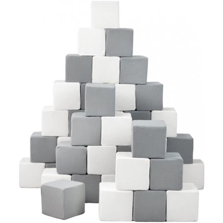 Pyramide - lot de 45 grand blocs - blanc