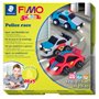 Kit Fimo Kids Course de police