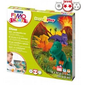 Kit Fimo KIDS Dinosaures a modeler