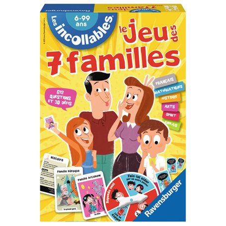 Ravensburger Le jeu des 7 Familles des Incollables